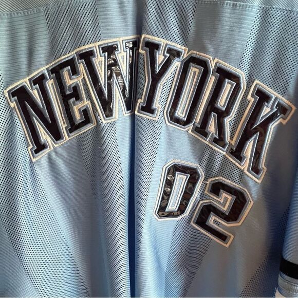 BUDA BEAN  NEW YORK Blue Jersey Size XXL in Great Condition - Picture 6 of 6